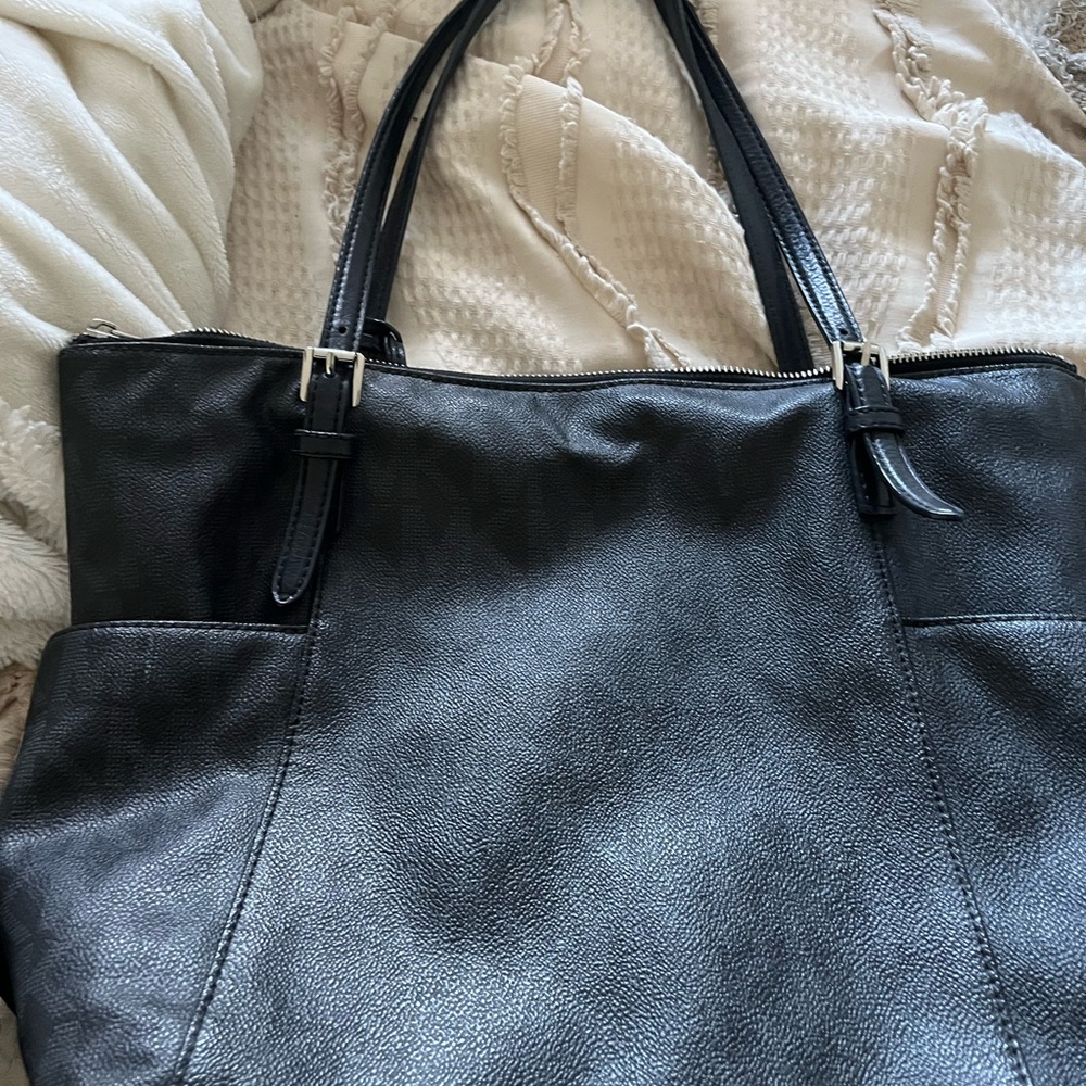 Michael Kors Black Leather Tote